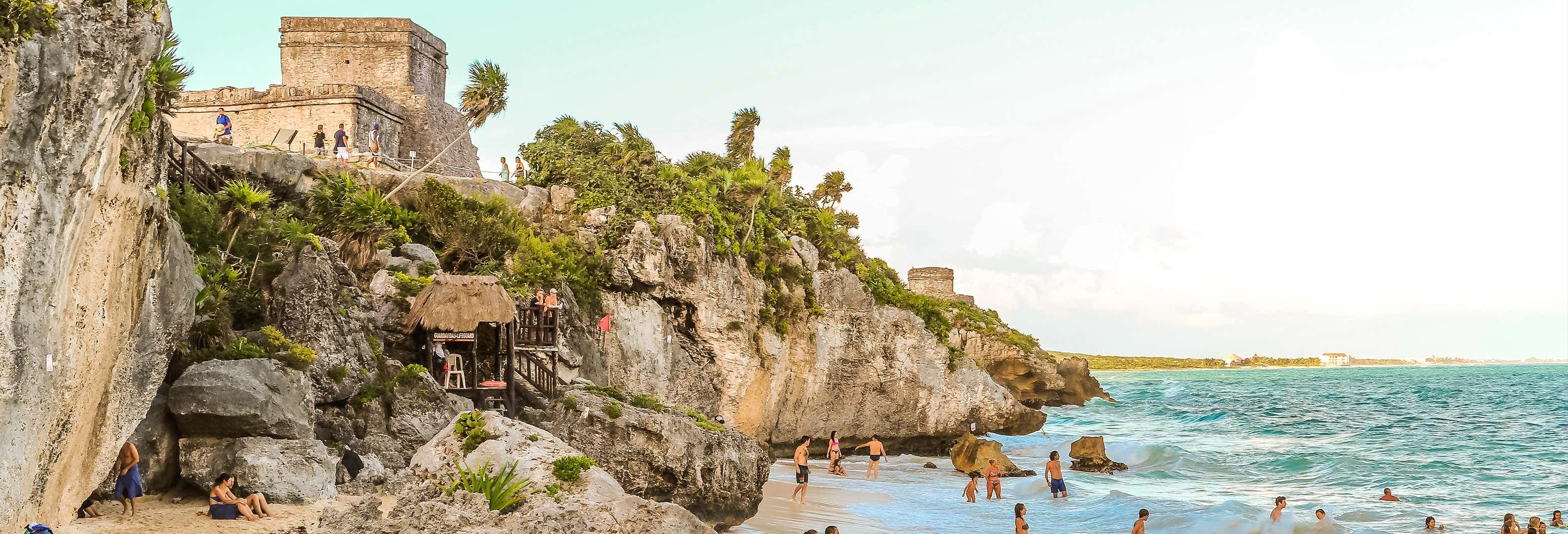 Excursão a Tulum e aldeia maia