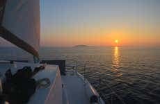 Passeio de catamarã ao entardecer + Jantar em Punta Maroma